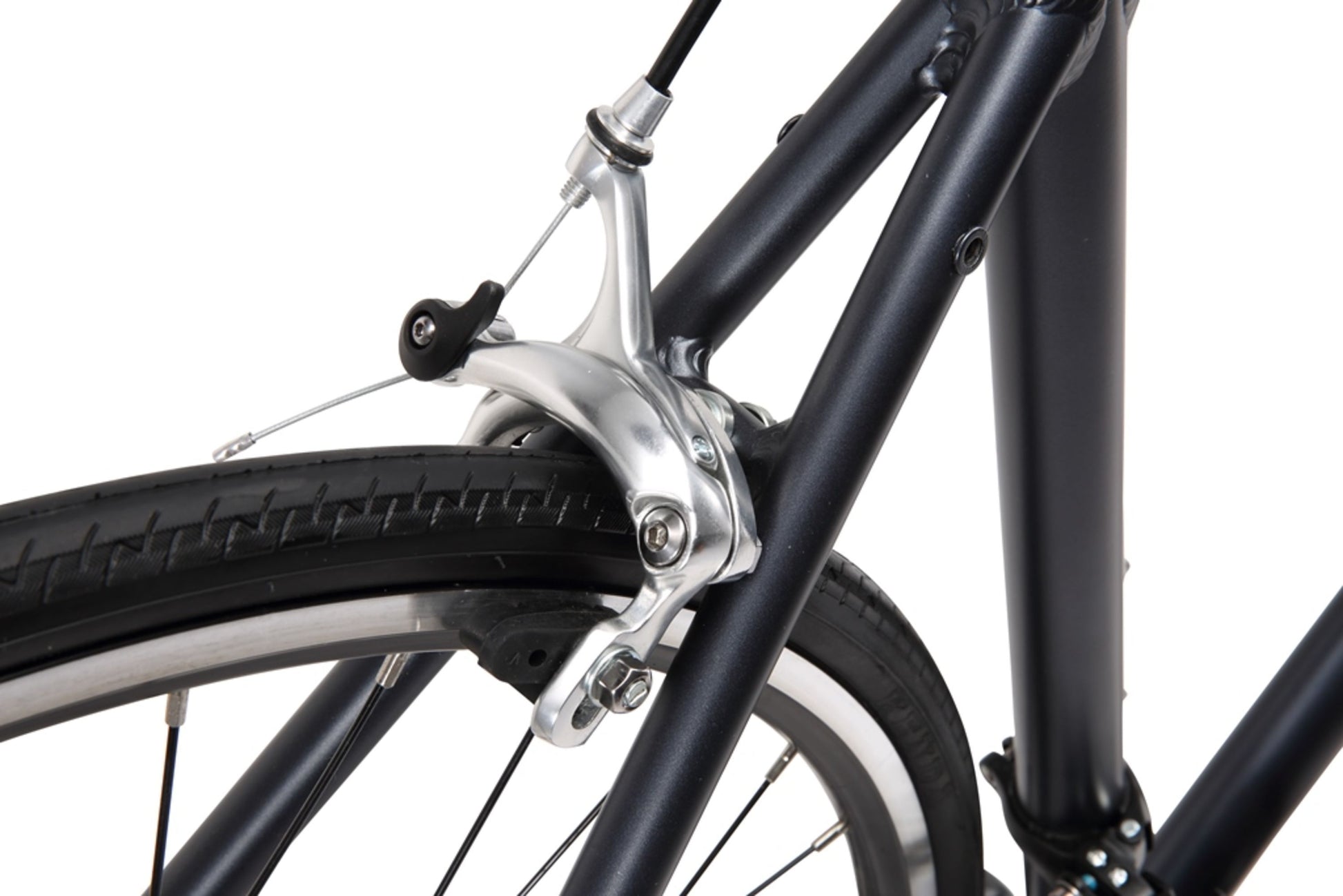 The Express Road in Gunmetal Grey featuring dual pivot caliper brakes from Reid Cycles Australia