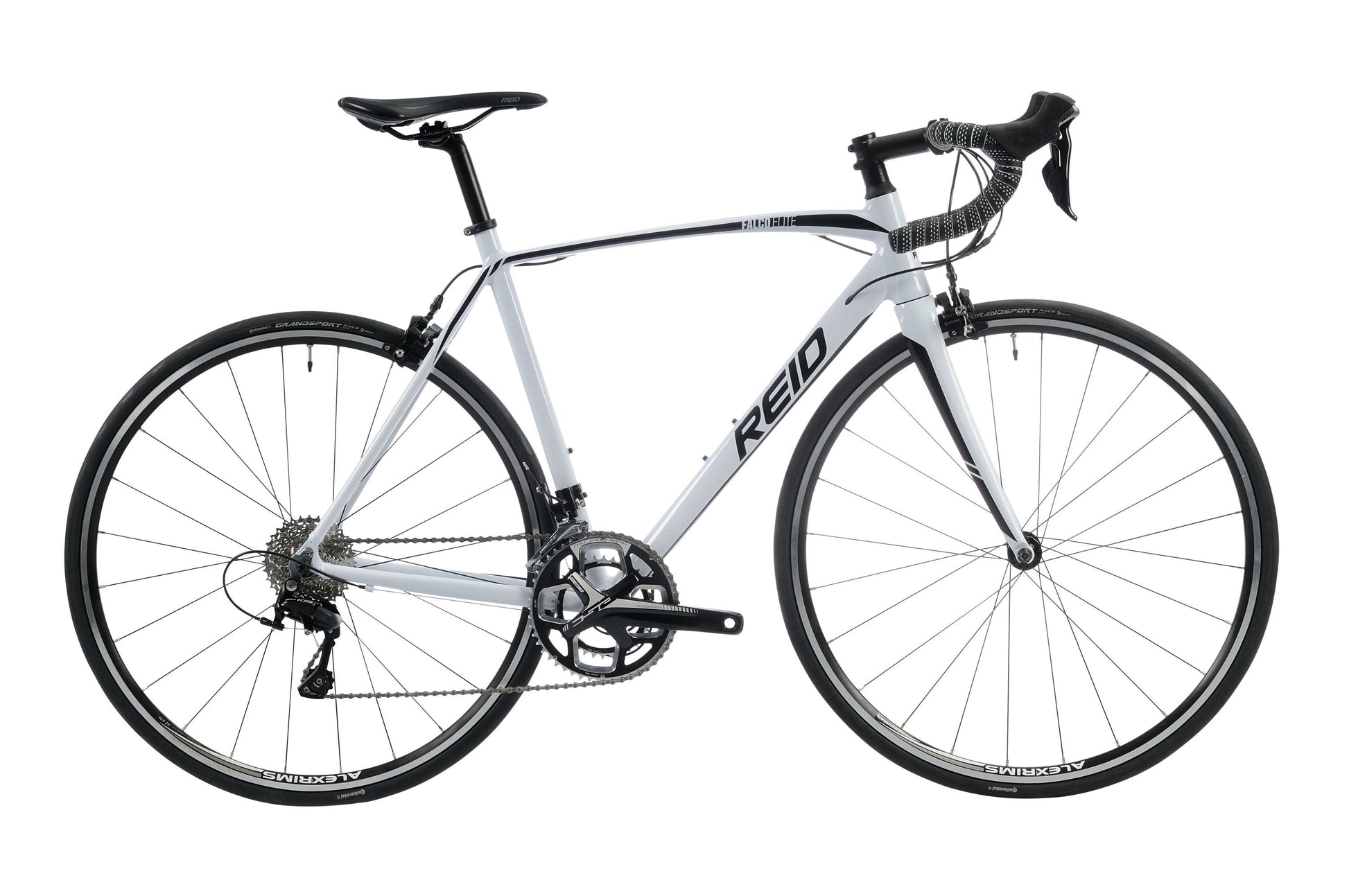 Falco Elite Road Bike in White with Shimano 11-speed gearing from Reid Cycles Australia