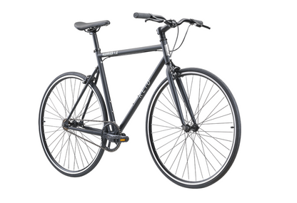 Harrier 1.0 singlespeed bike in Matte black on rear angle from Reid Cycles Australia 