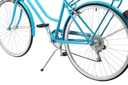 Ladies Classic Plus Vintage Bike in aqua showing alloy kickstand from Reid Cycles Australia