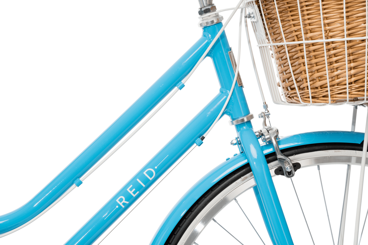 Ladies Classic Plus Vintage Bike in Baby Blue with Shimano 7-speed gearing from Reid Cycles Australia 