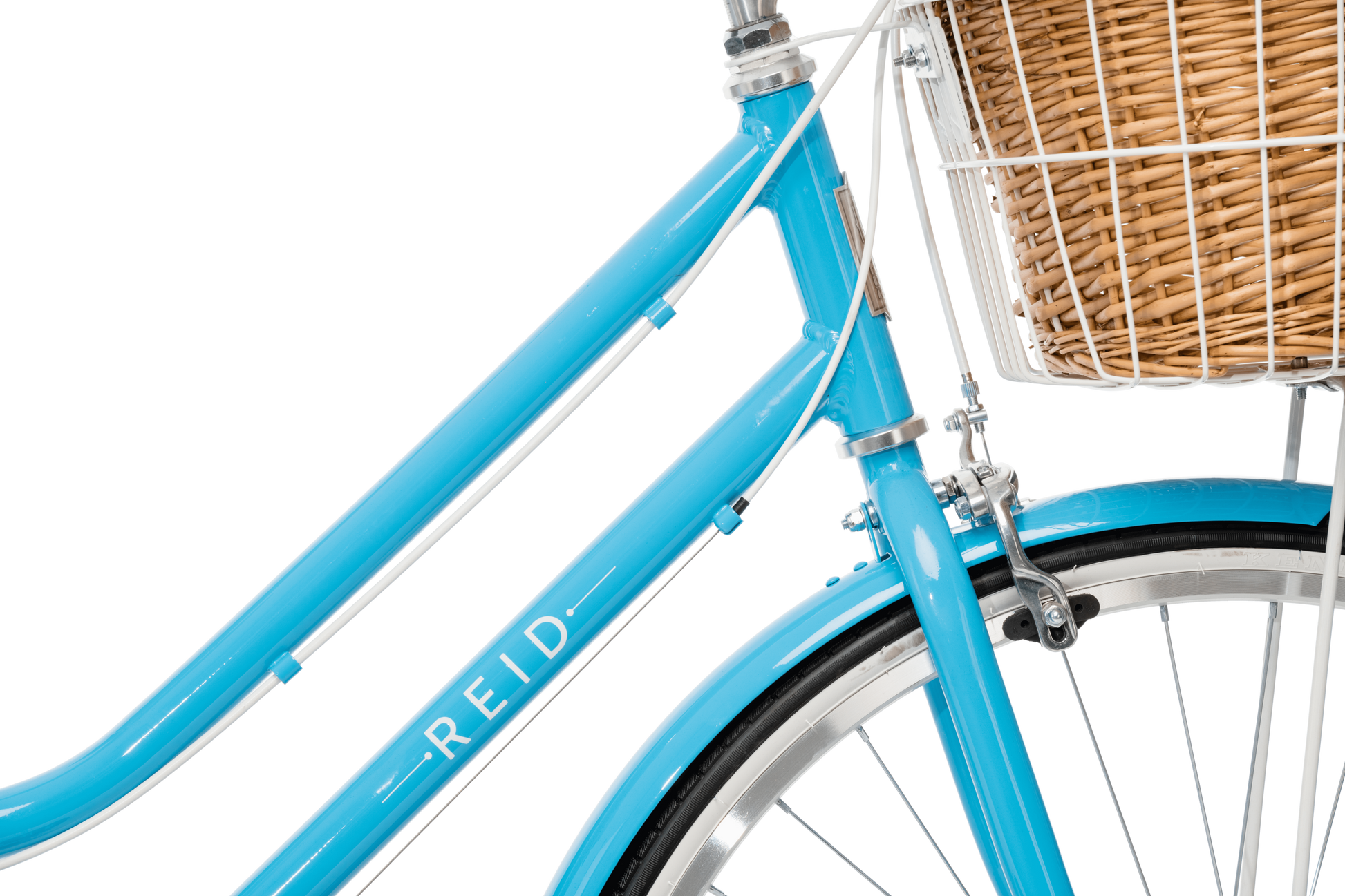 Ladies Classic Plus Vintage Bike in Baby Blue with Shimano 7-speed gearing from Reid Cycles Australia 