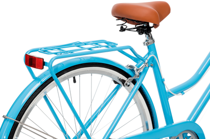 Ladies Classic Plus Vintage Bike in Baby Blue with Shimano 7-speed gearing from Reid Cycles Australia 