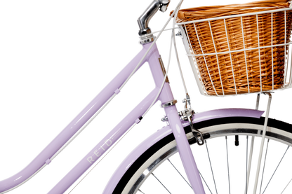 Ladies Classic Plus Vintage Bike in Lavender showing Dual-Pivot Caliper Brake from Reid Cycles Australia