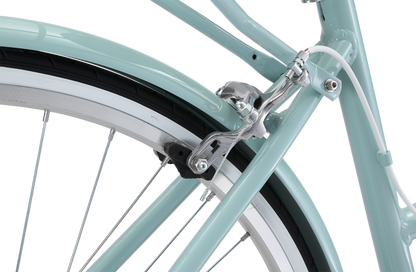 Ladies Lite Vintage Bike in Sage rear Dual-Pivot Caliper Brake from Reid Cycles Australia