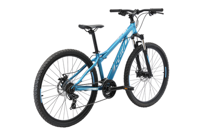 MTB Sport Disc WSD Mountain Bike in Aqua on rear angle from Reid Cycles Australia 