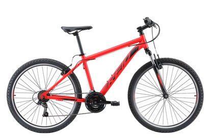 MTB Sport Mountain Bike in Red with Shimano 7-speed gearing from Reid Cycles Australia