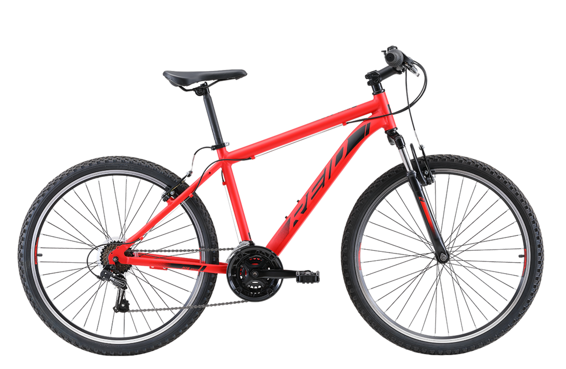 MTB Sport Mountain Bike in Red with Shimano 7-speed gearing from Reid Cycles Australia