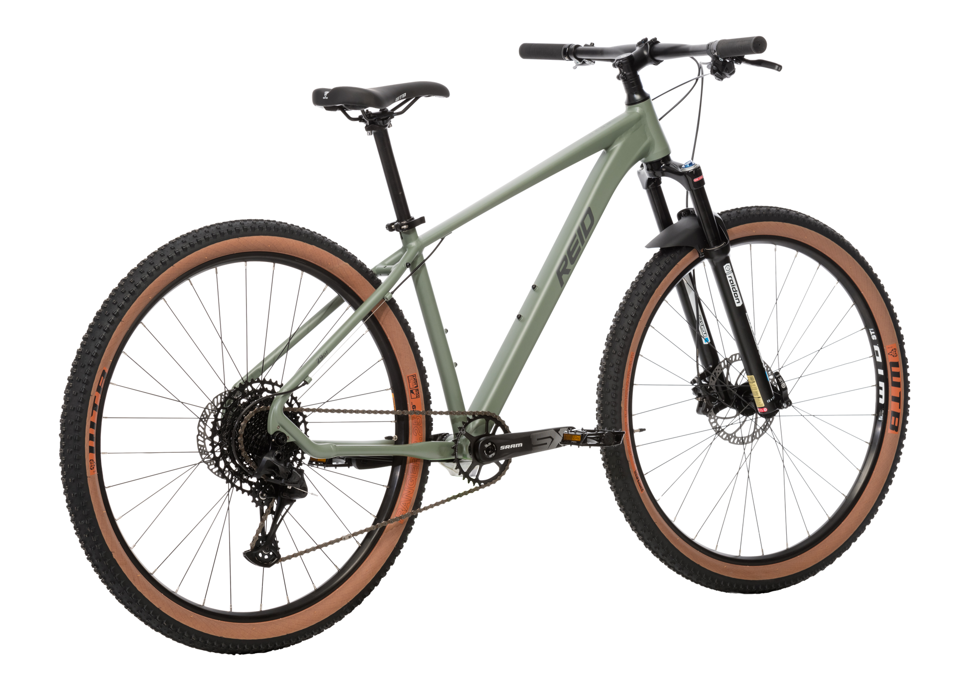 Neon Trail Mountain Bike in Green on rear angle from Reid Cycles Australia 