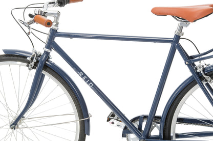 Roadster Vintage Bike in Navy showing vintage style bike frame from Reid Cycles Australia