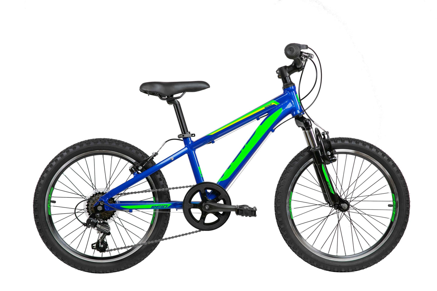 Scout 20" Kids Bike in Blue Green with Shimano 7-speed gearing from Reid Cycles Australia 