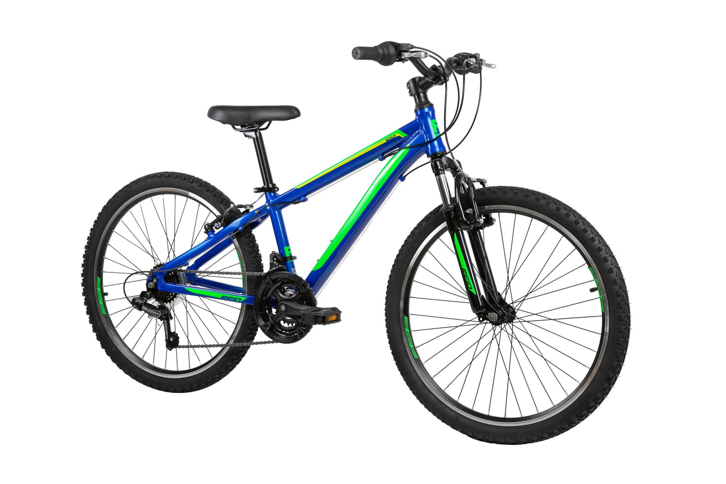 Scout 24" Kids Bike in Blue Green on front angle from Reid Cycles Australia 