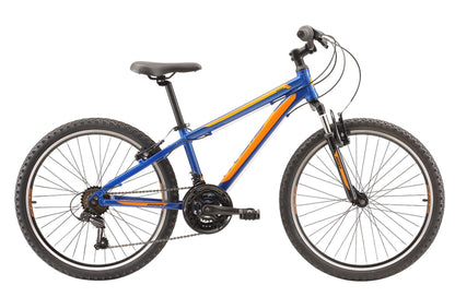 Scout 24" Kids Bike in Blue Orange with Shimano 7-speed gearing from Reid Cycles Australia 