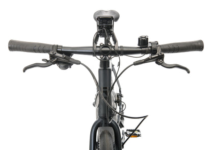 Urban+ Electric Bike in Black on front view from Reid Cycles Australia 
