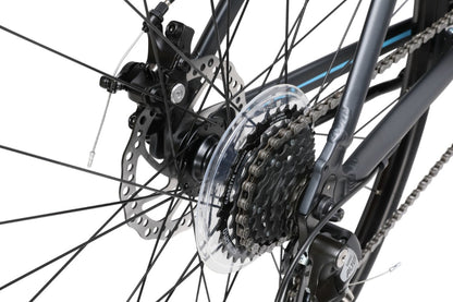 Urban X1 WSD Women's Commuter Bike in black showing rear mechanical disc brake from Reid Cycles Australia 