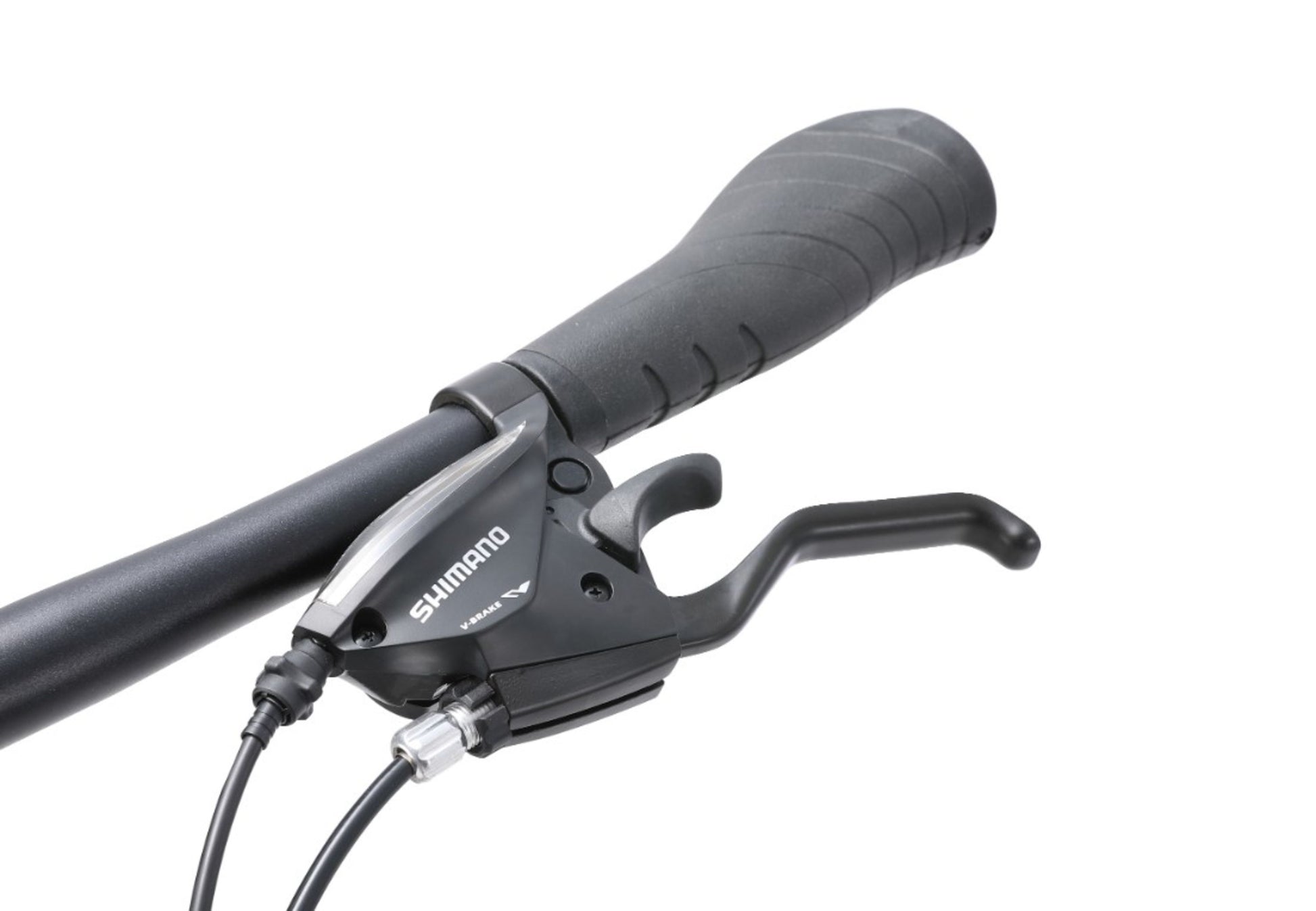 Urban X1 WSD Women's Commuter Bike in black showing Shimano shifters and brake levers from Reid Cycles Australia 