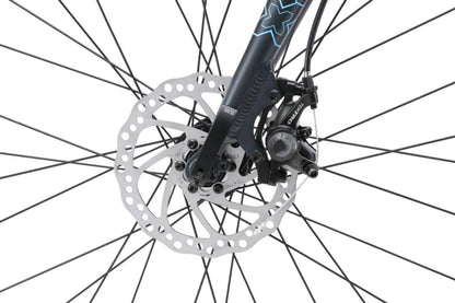 Urban X1 WSD Women's Commuter Bike in black showing front mechanical disc brake from Reid Cycles Australia 