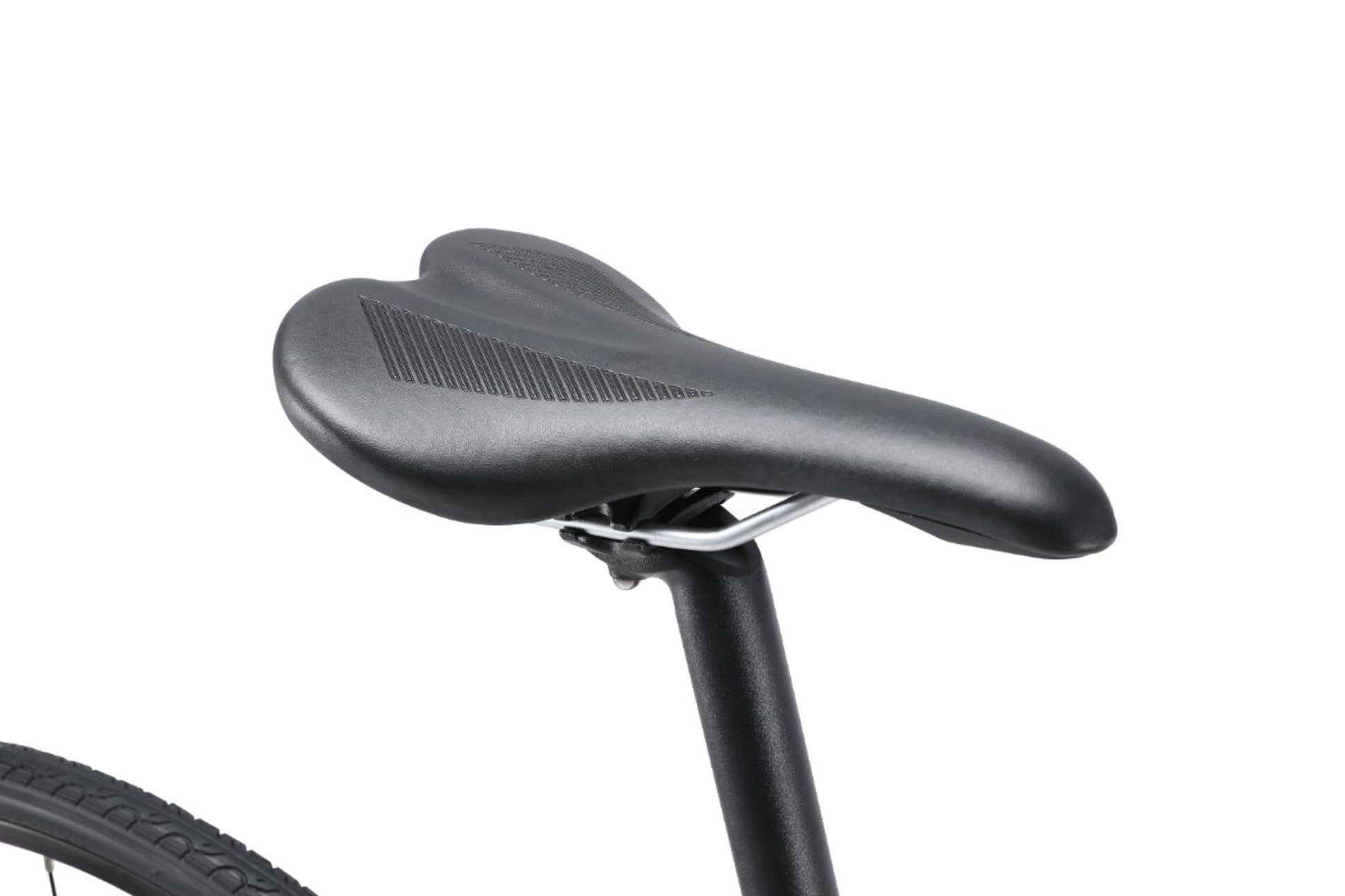 Urban X1 WSD Women's Commuter Bike in black showing comfort city saddle from Reid Cycles Australia 