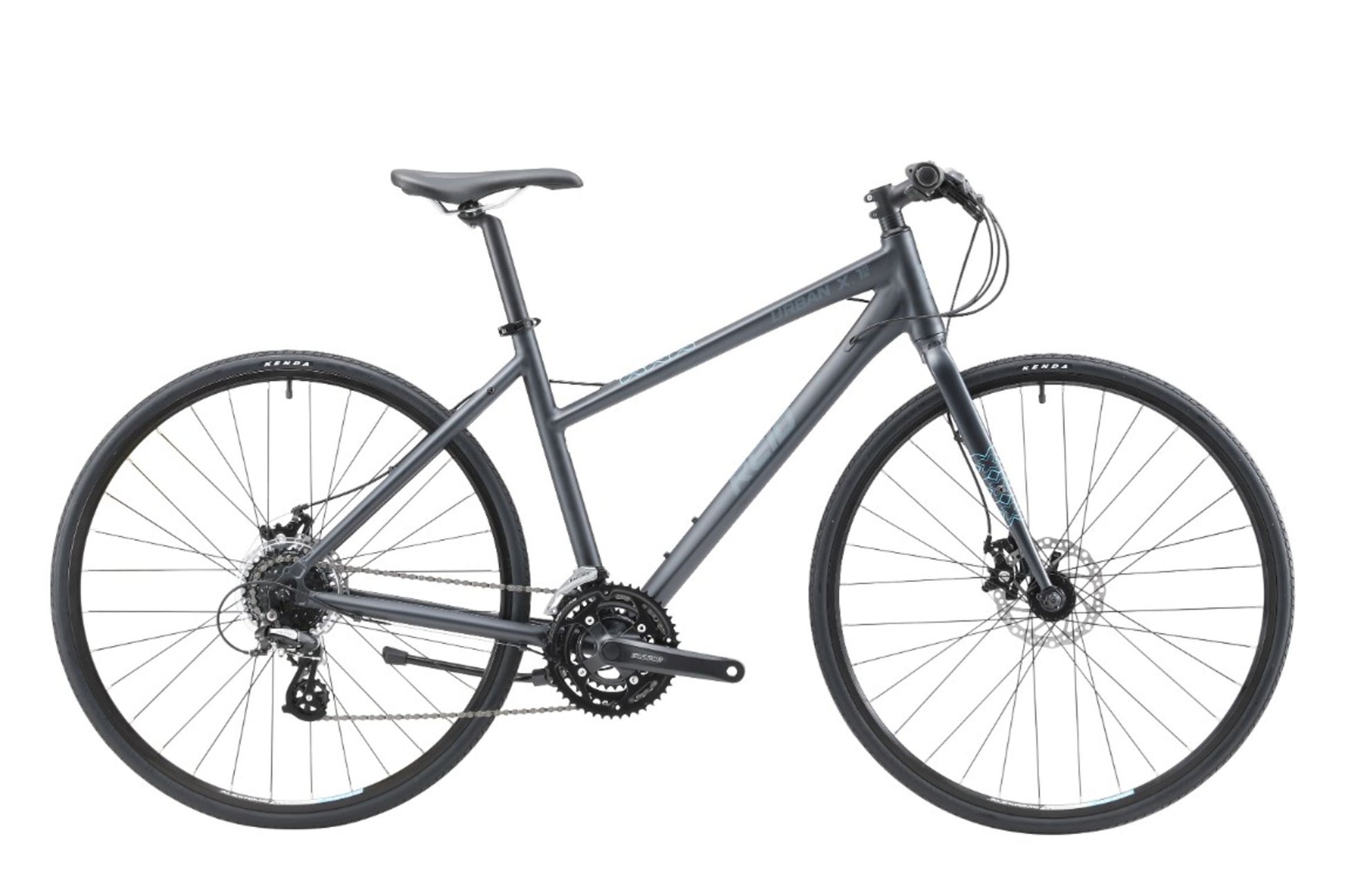 Urban X1 WSD Women's Commuter Bike in black with Shimano 8-speed gearing from Reid Cycles Australia