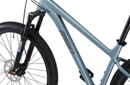 Vice 2.0 Mountain Bike in Blue showing MTB bike frame geometry from Reid Cycles Australia