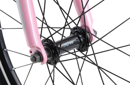 Viper 20" Kids Bike in Pink showing locked front hub from Reid Cycles Austalia