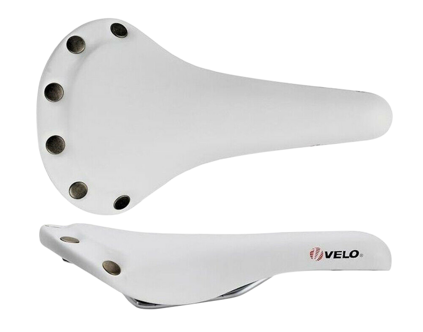 Velo VL-1221 Studded Saddle White White / - White -  Reid Cycles AU