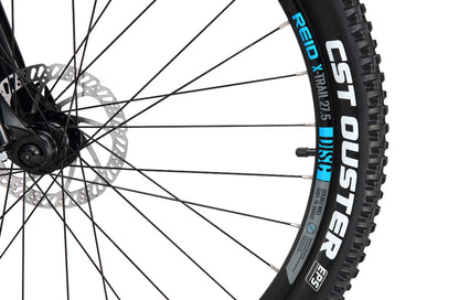 X-trail Mountain Bike in Gloss Black showing CST mountain bike tyre from Reid Cycles Australia 