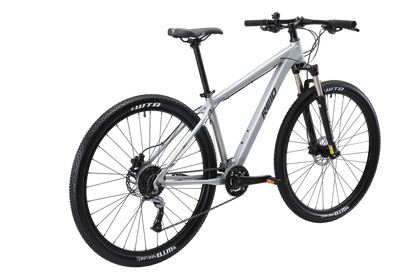 Xenon Trail Mountain Bike in grey on rear angle from Reid Cycles Australia